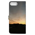 largo_の夕日 Book-Style Smartphone Case :back