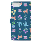 Mixcolor2Marikoの北欧風な雑貨とお花 Book-Style Smartphone Case :back