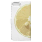 NORITAMAのLemon　レモン輪切り Book-Style Smartphone Case :back