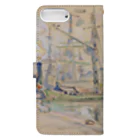 釜萢堂《かまやちどう》美術販売の「Marseille」 Signac, Paul／Paris Musées Book-Style Smartphone Case :back