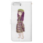 IZANAMI by Akane Yabushitaの【タイの人々】モン族の女の子 Book-Style Smartphone Case :back