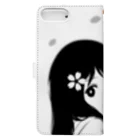 松や SUZURI店のSAKURA FUBUKI Book-Style Smartphone Case :back