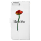 Lil'Tyler's Clothing.の「Hate Me FLOWER」 Book-Style Smartphone Case :back