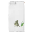 kitaooji shop SUZURI店のAsian Swallowtail Book-Style Smartphone Case :back