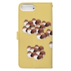 ずっこ（zucco.)のシェルティの大群 Book-Style Smartphone Case :back