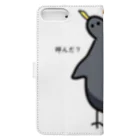 ジョニ夫ショップの呼ばれたペンギン Book-Style Smartphone Case :back