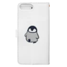 やおえもんのペンギンのららぽんちゃん Book-Style Smartphone Case :back