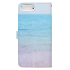 cocopalmのSky Sea Sand Book-Style Smartphone Case :back