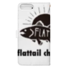 flattailのflattail channel 手帳型スマホケースの裏面