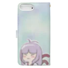 松や SUZURI店の魚津商店の手帳ケース-BAD GIRL 猫また- Book-Style Smartphone Case :back