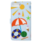 orange_honeyの海水浴1-4 Book-Style Smartphone Case :back