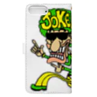 JOKERのアフロキング Book-Style Smartphone Case :back