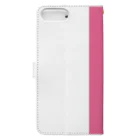 タナカ ヒロキのpink! Book-Style Smartphone Case :back