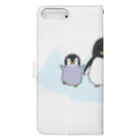 アオフジマキのペンギン Book-Style Smartphone Case :back