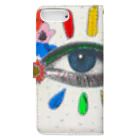 Marino Hata (de mali)のFlower in your eye Book-Style Smartphone Case :back