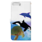 St.SKの水族館 Book-Style Smartphone Case :back