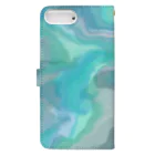 MARBLE Latteの Paradise_case_a Book-Style Smartphone Case :back