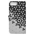 Ast TessellationのTHP-Cat-R1995-Met-BW Book-Style Smartphone Case :back