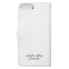 Drums and Cajon　あんりの★magic spice 手帳型スマホケース　White Book-Style Smartphone Case :back