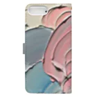 Yoshiki house 岡村芳樹のparrot shells sea Book-Style Smartphone Case :back