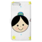 YuuのYuuオリジナルイラスト27 彦星と織姫 Book-Style Smartphone Case :back