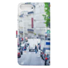 リンの工作室のパリの道路　街 Book-Style Smartphone Case :back