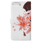 azbiin-shopのnerine-Tshirt Book-Style Smartphone Case :back