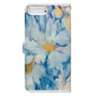 kohaku_no.5のsea＆flower  Book-Style Smartphone Case :back