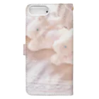 yoppiのCotton candy rabbit Book-Style Smartphone Case :back