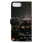 でおきしりぼ子の実験室のNight_Scape(Right_under_side) Book-Style Smartphone Case :back