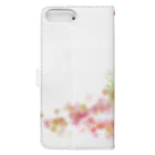 TOMO工房の花花花 Book-Style Smartphone Case :back