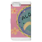 saina cafe のALOHA Hawaii Book-Style Smartphone Case :back