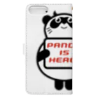 GraphicersのI am a PANDA 手帳型スマホケースの裏面