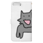 ダイナマイト87ねこ大商会の一匹狼 Book-Style Smartphone Case :back