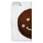 でおきしりぼ子のザッハトルテの微笑み Book-Style Smartphone Case :back