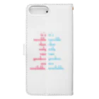 Les survenirs chaisnamiquesの人工/人口ピラミッド(細字ver.) Book-Style Smartphone Case :back