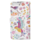 Yukie Shiratori (しらとり ゆきえ)の花鳥 Book-Style Smartphone Case :back