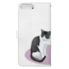 kinako-japanの河原の野良猫ビワとコチャ Book-Style Smartphone Case :back