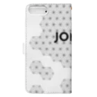 JOMONのJOMON ASANOHA PATTERN Book-Style Smartphone Case :back