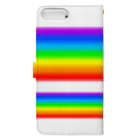 ✨🌈✨ユラクラカン🇯🇵 ✨🌈✨の🌈rainbow World🌈 Book-Style Smartphone Case :back