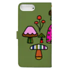 toki-nekoのときのこiPhoneケース（手帳型） Book-Style Smartphone Case :back