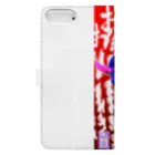 栖周 (sumi amane)の般若 Book-Style Smartphone Case :back