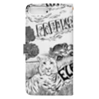 ELEKIBASS SHOPのTIGER 手帳型スマホケース Book-Style Smartphone Case :back