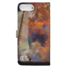 Art Baseのオディロン・レドン / Flower Clouds / 1903 / Odilon Redon. Book-Style Smartphone Case :back