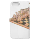 SCHINAKO'SのRabbit chess Book-Style Smartphone Case :back