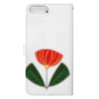 isao130の花一輪-Ⅳ Book-Style Smartphone Case :back