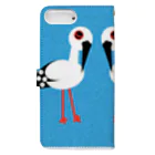 お祝かき_希望世(kimiyo)のコウノトリ Book-Style Smartphone Case :back