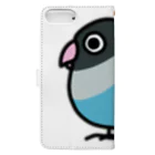 LOVEBIRD BOTANのLOVEBIRD BOTAN 横向き 手帳型スマホケースの裏面