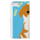 burijinaのコーギー犬 Book-Style Smartphone Case :back