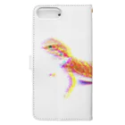 爬虫類カフェ ふぁにくり 京都祇園本店の"BROKEN" Pogona vitticeps Book-Style Smartphone Case :back